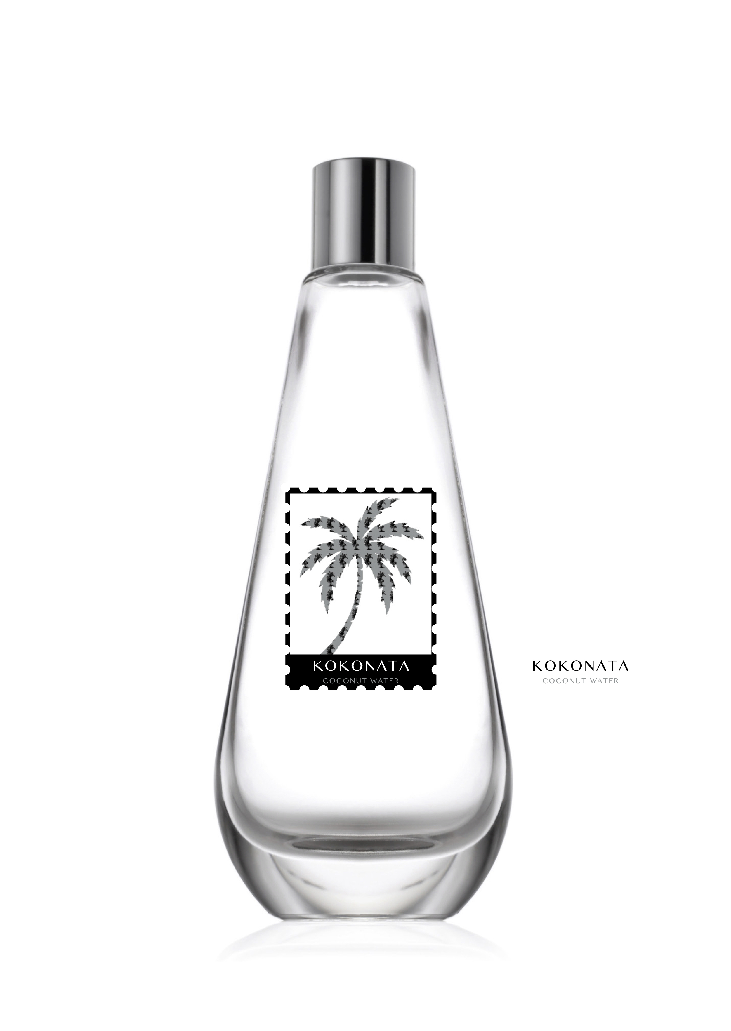 Bottle — stamp label