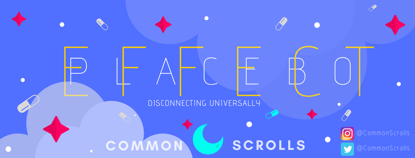 Facebook cover — blue